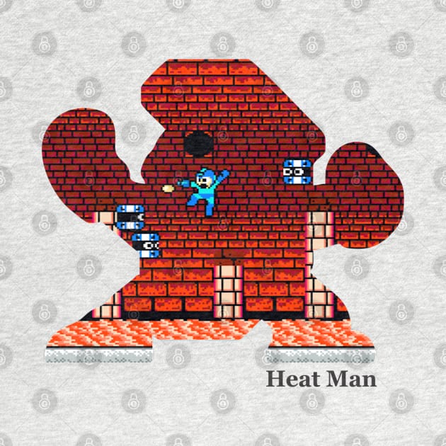 Heat Man Silhouette - Mega Man 2 by Desperado902